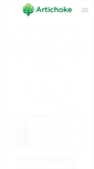Mobile Screenshot of getartichoke.com